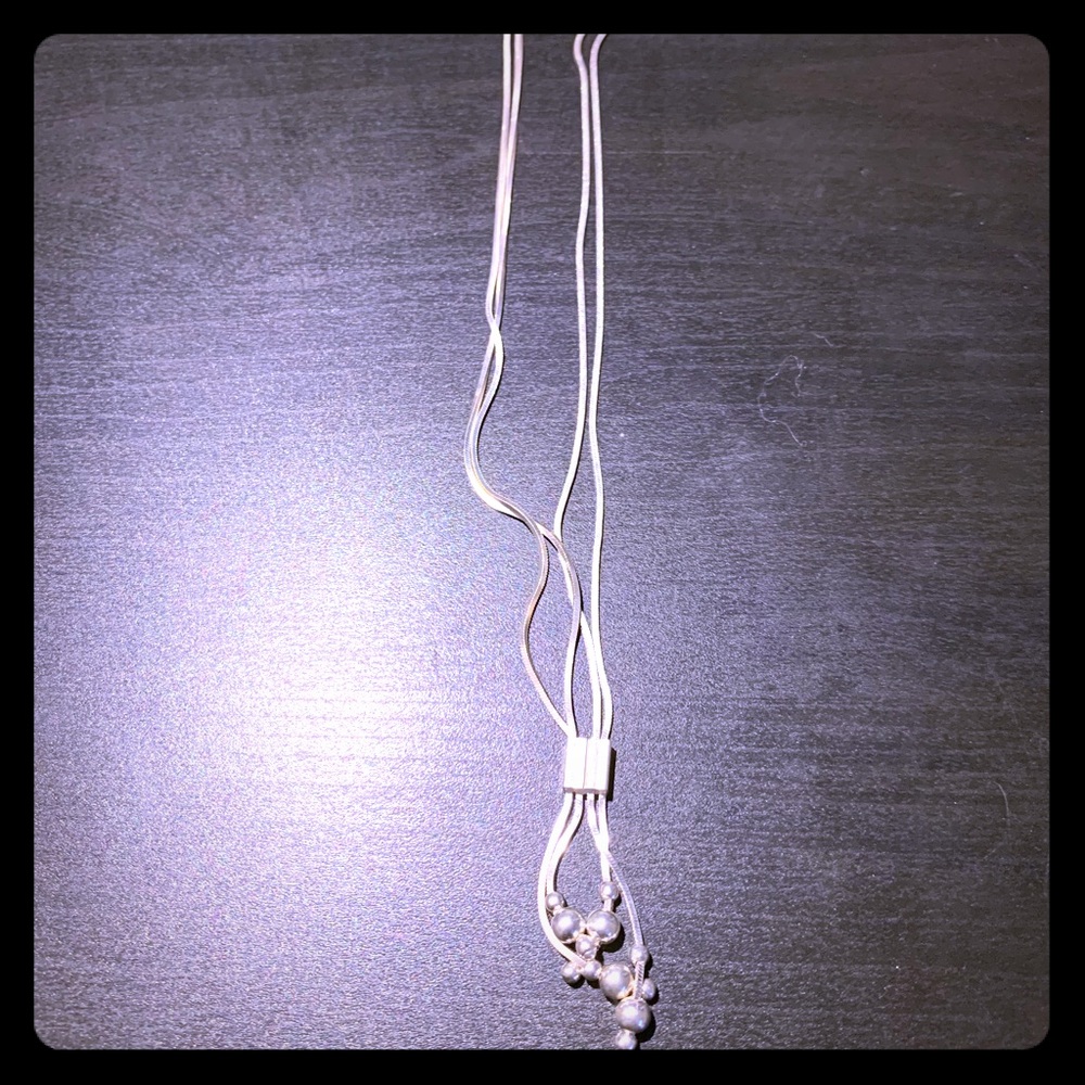 Sterling silver dangle necklace